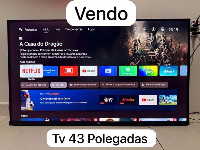 TV SMART LED 43 POLEGADAS TCL