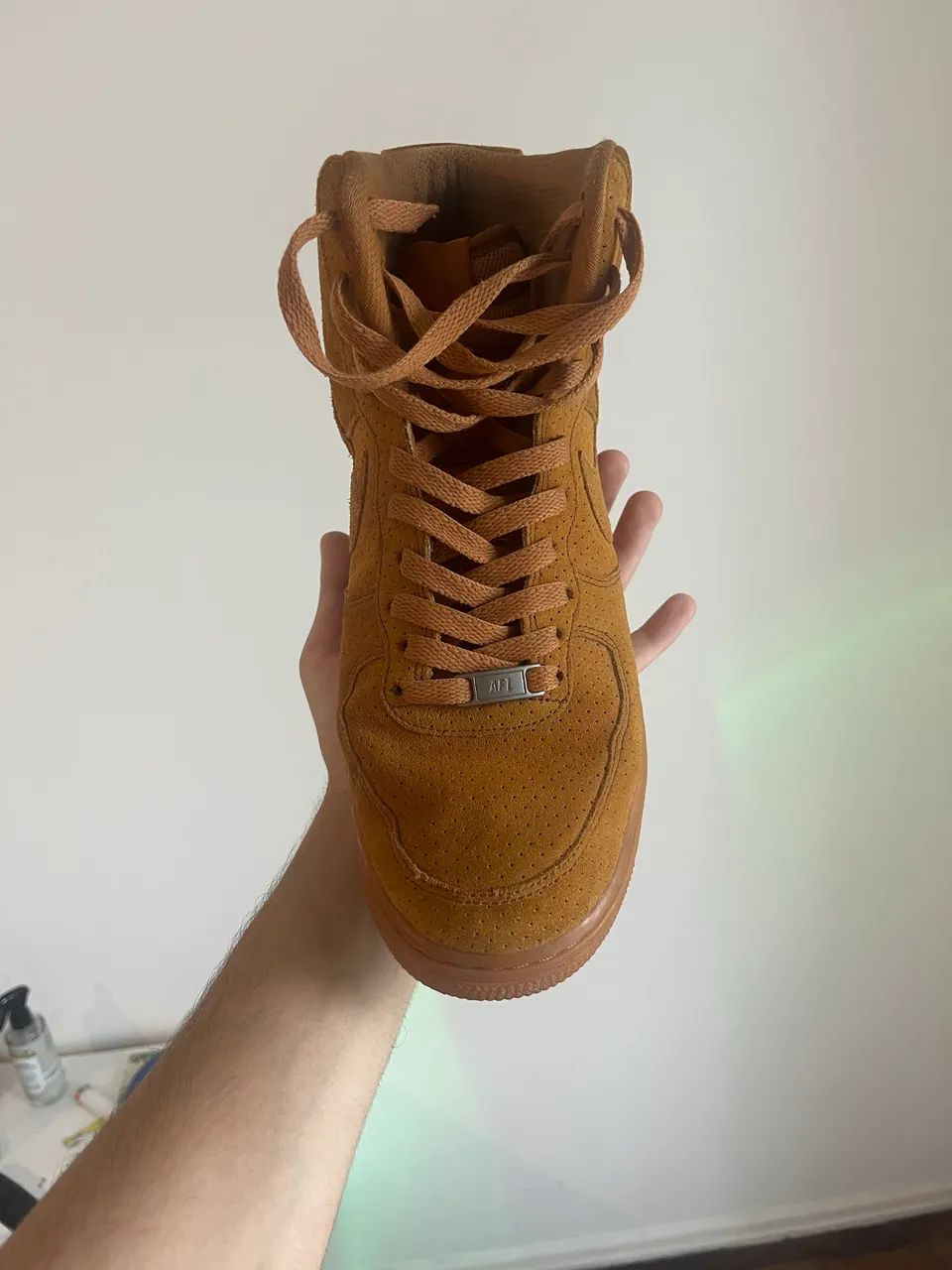 Tênis Nike Air Force 1 Caramelo (cano alto) - Foto 5