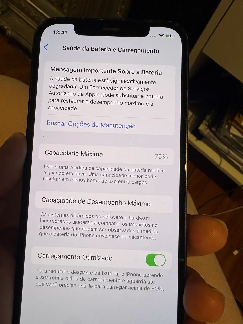 iPhone 12 preto 128gb usado ótimo estado  - Foto 4