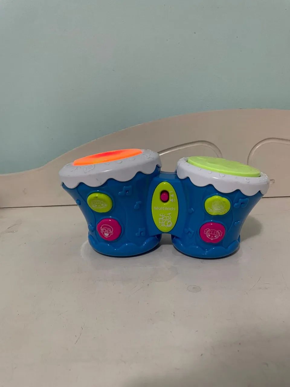 Brinquedo Musical para Bebê - Tambor com Luzes e Sons - Foto 4