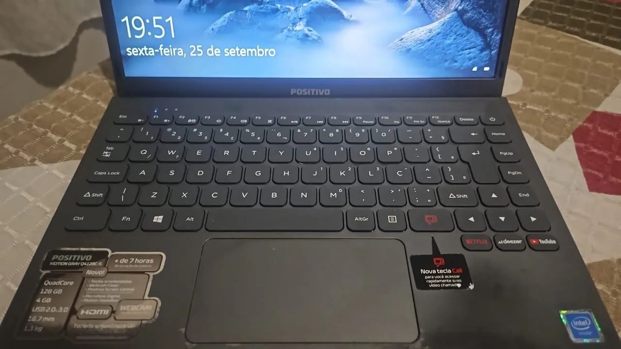 Notebook Positivo Motion Q4128S