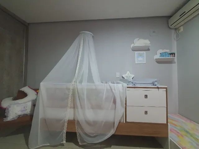 Berço Multifuncional Divicar , com cama auxiliar,  cômodas e colchões  - Foto 5