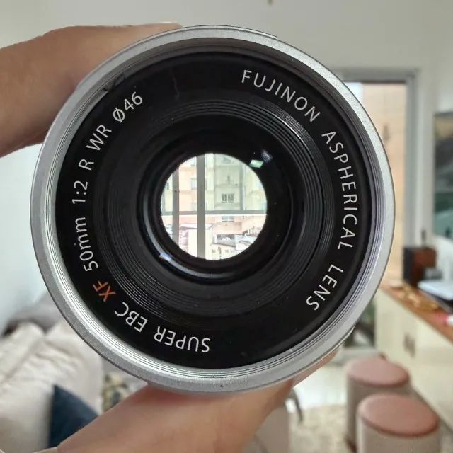 Lente Fujifilm Xf 50mm F/2 R Wr Prata - Foto 2