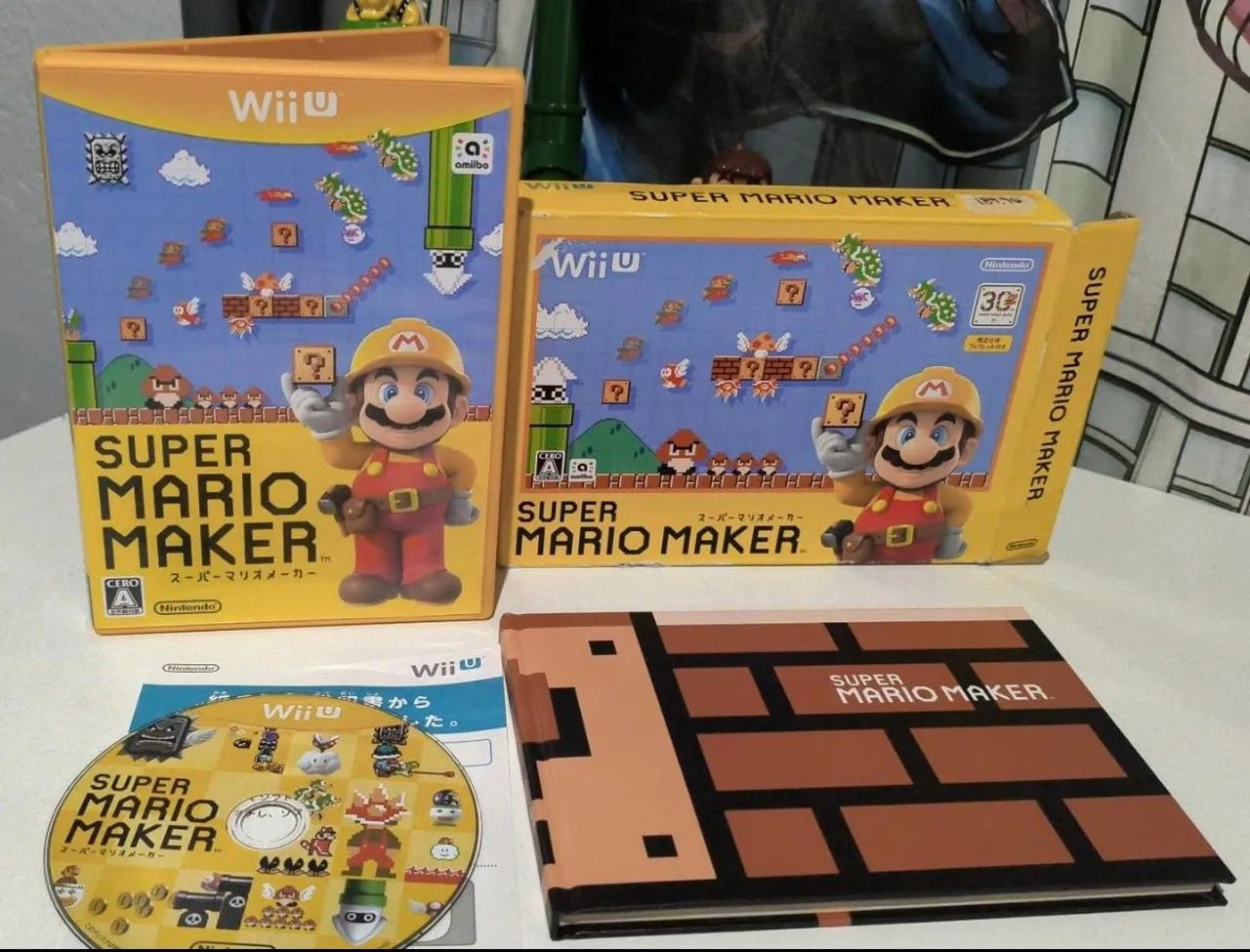 Box super Mario maker Nintendo Wii u jp