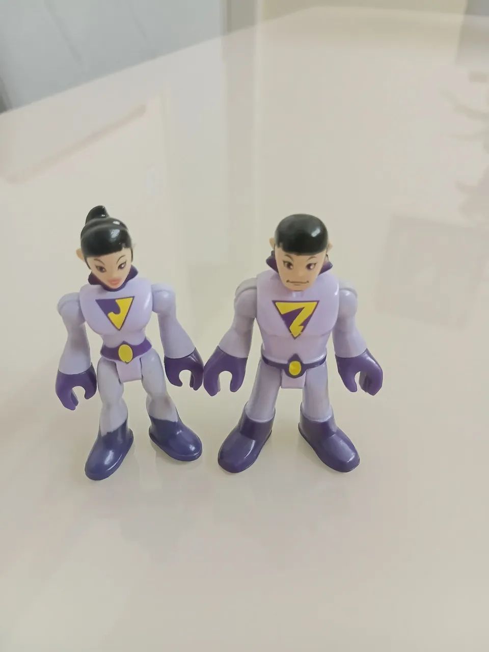 Imaginext Super gemeos Zan e Jayna - Dc Super friends 
