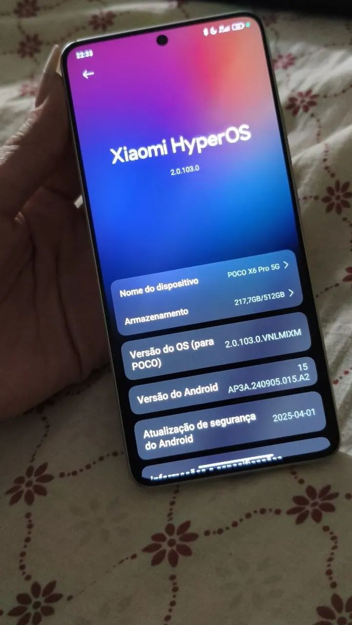 Poco x6 pro 12GB 500 memoria - Foto 4