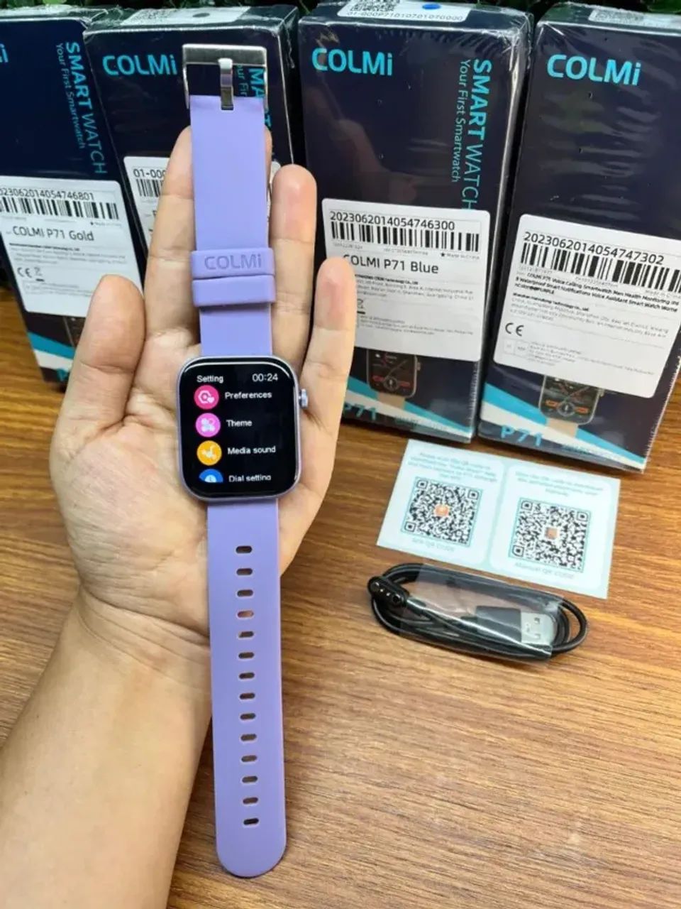 Rel ógio Smartwatch Colmi P71 - Foto 2