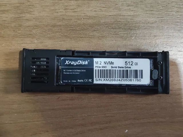 Ssd M.2 Xraydisk 512GB + case Usb 3.0 Lexar - Foto 5