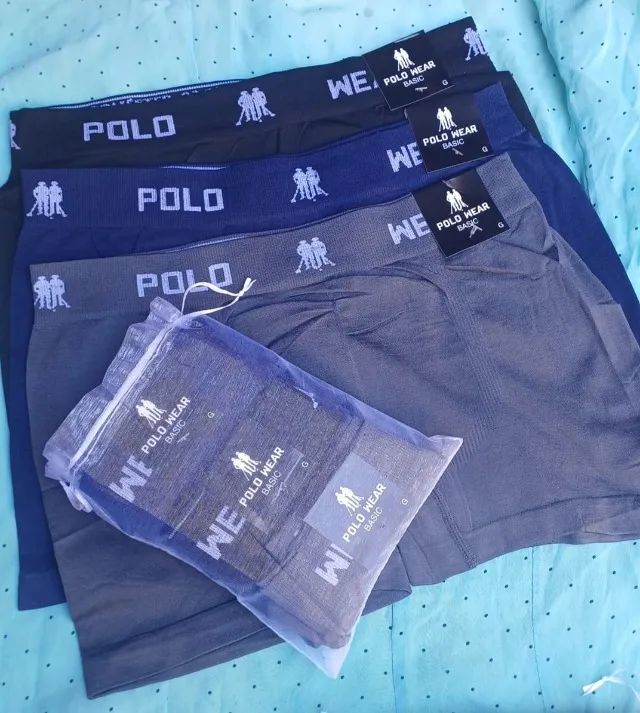 KIT 3 CUECAS BOX POLO R$50 - Foto 2