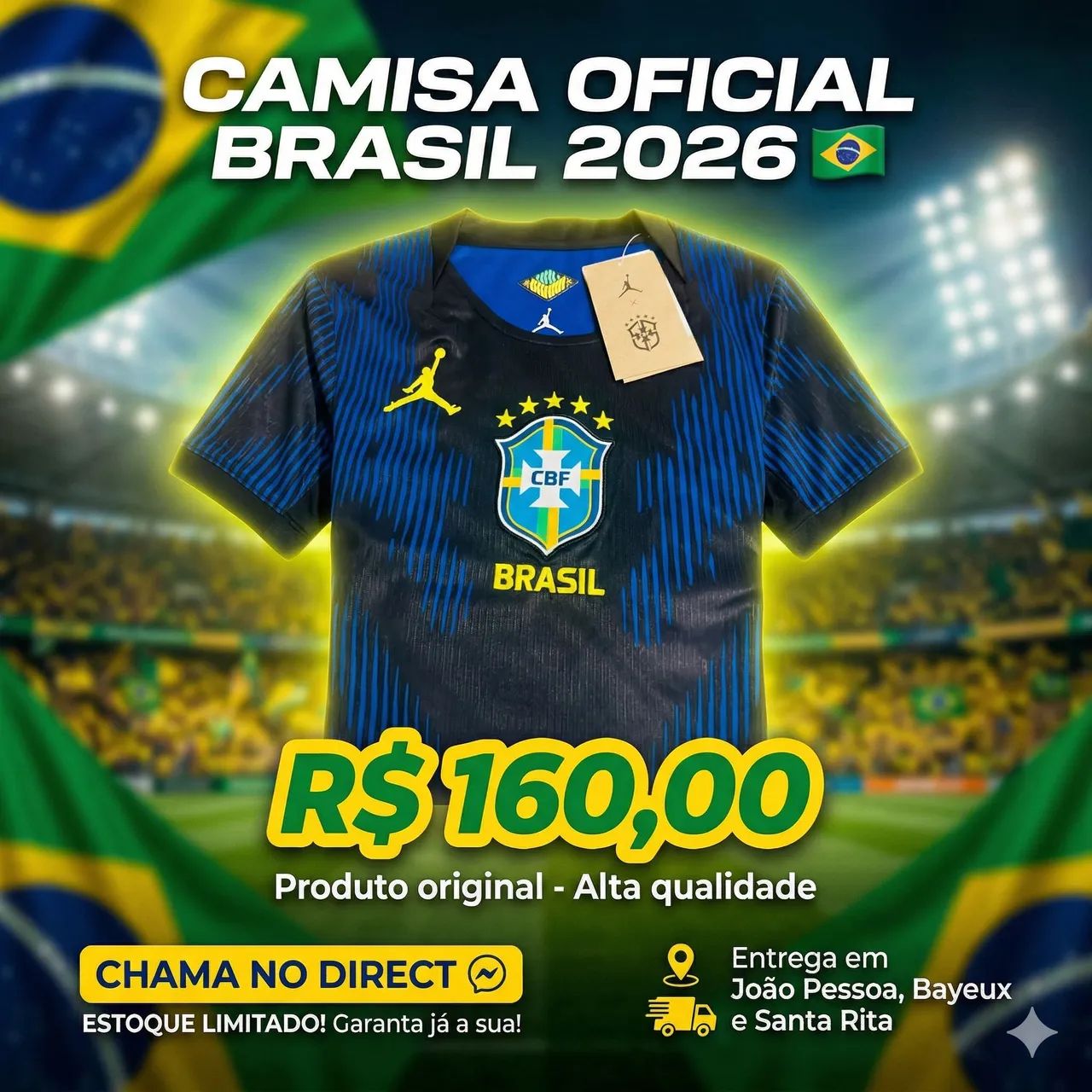 Camisa Premium do Brasil - Queima de Estoque R$ 70,00 - Foto 5