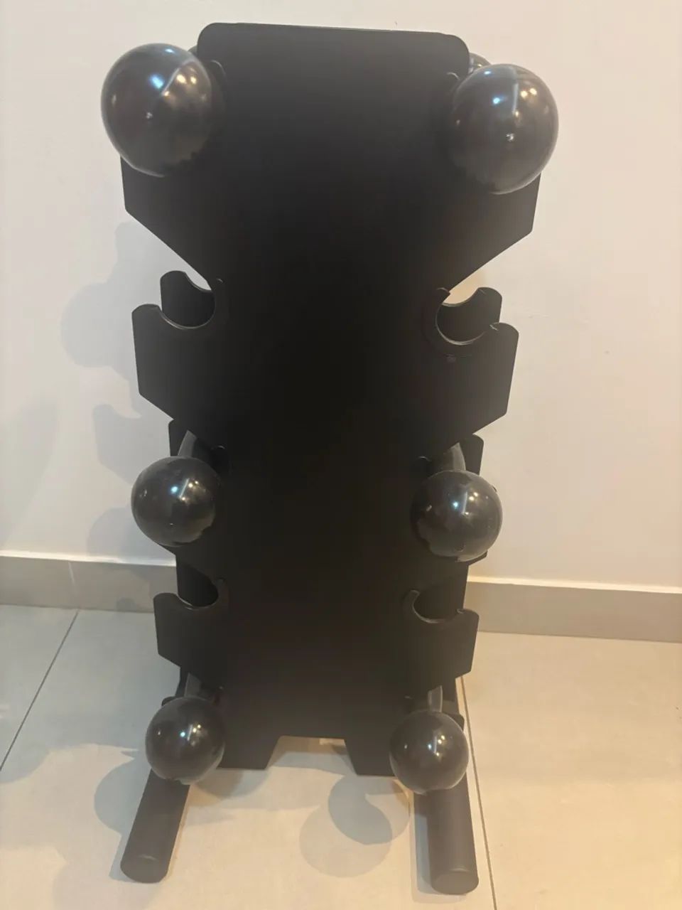 Halter musculação com suporte expositor  - Foto 2