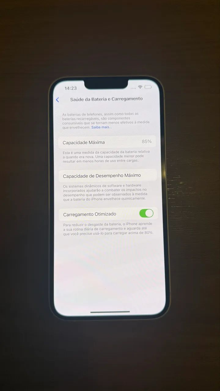 iphone 13 128G (Branco) 85% da bateria