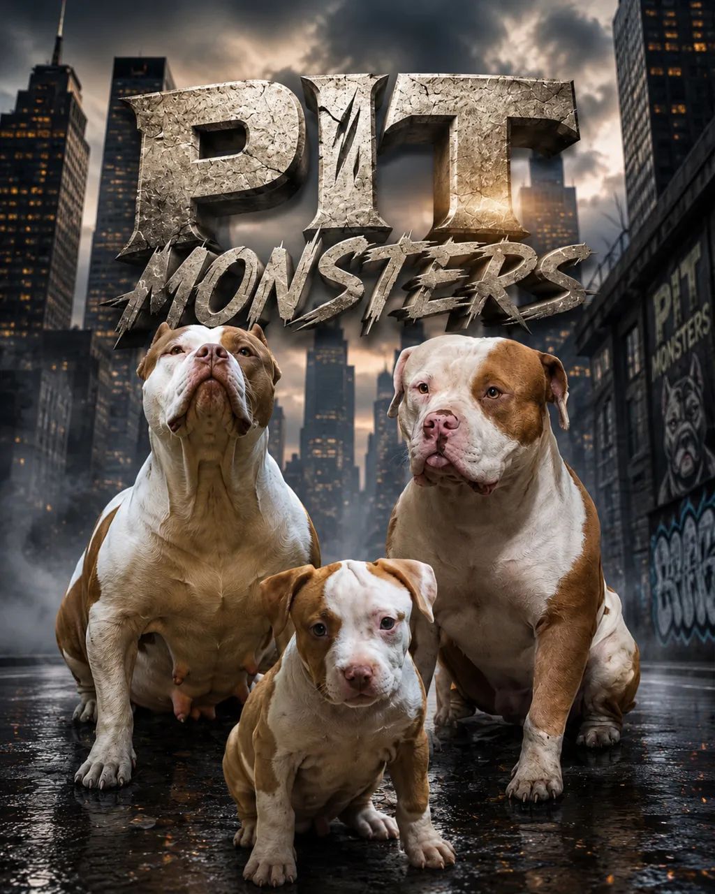 Vende-se uma fêmea de Pit monsters com pedigree vacinada e vermefugada 