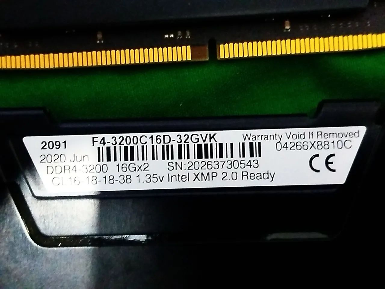 Memória ram DDR4 32gigas 16x2 - Foto 3