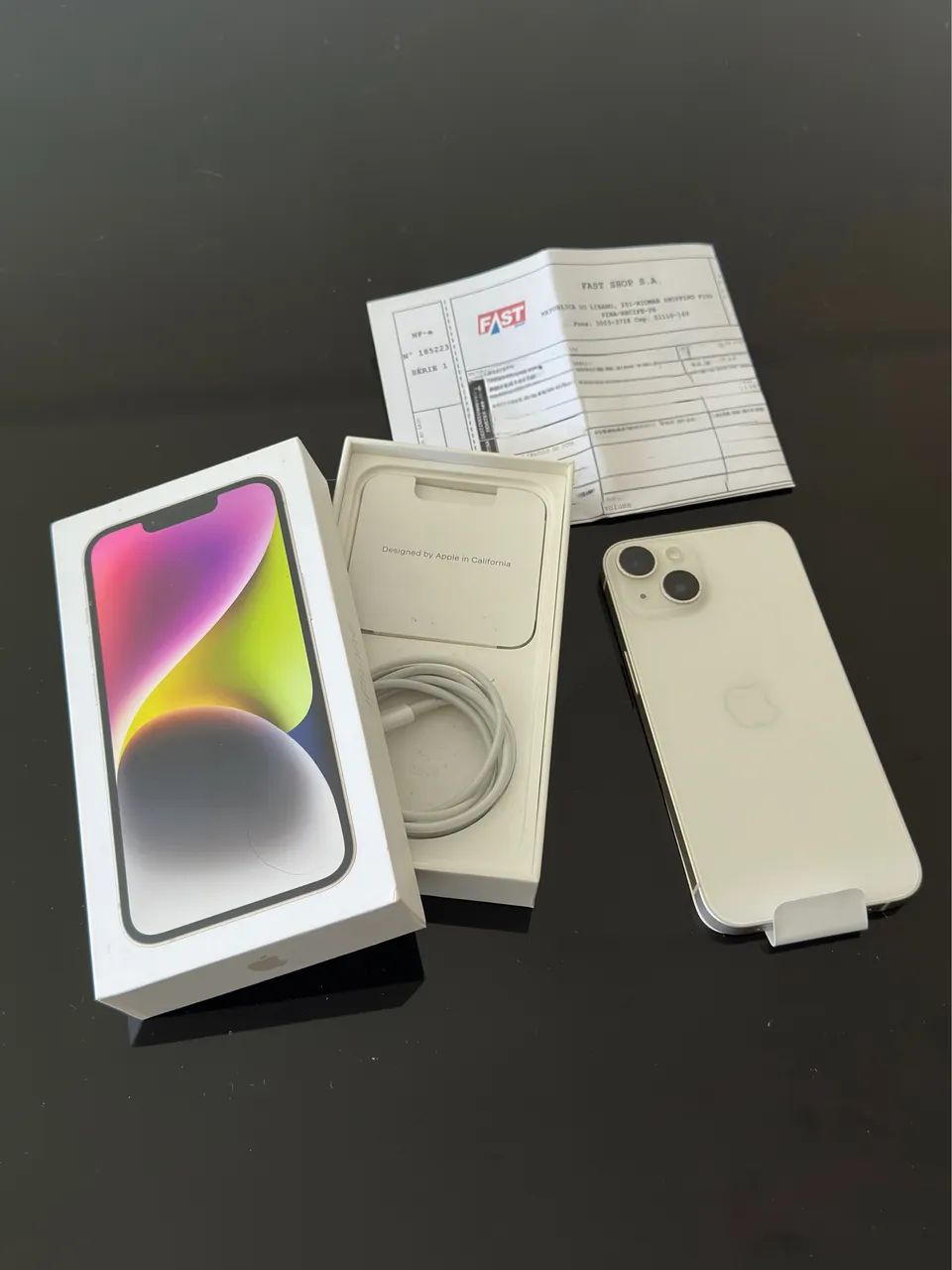 iPhone 14 branco 128 gb