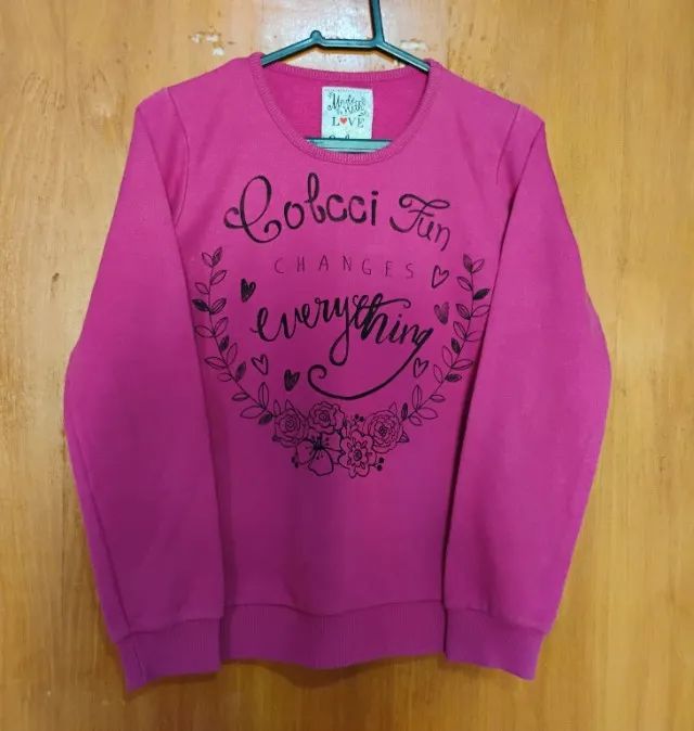 Blusa de Moletom COLCCI FUN - Tamanho 14 - Foto 2