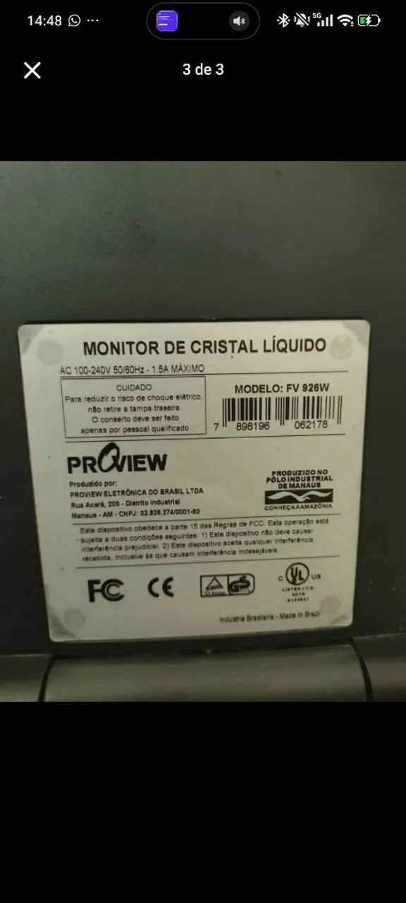 Monitor 19 polegadas 75hz - Foto 3
