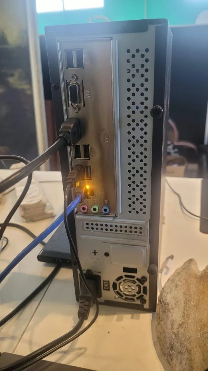 Computador desktop com tela, mouse e teclado - Foto 5