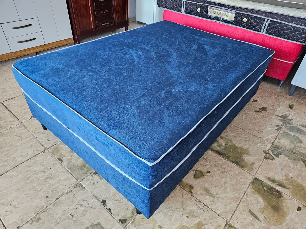 Cama unibox nova casal de espuma  - Foto 2