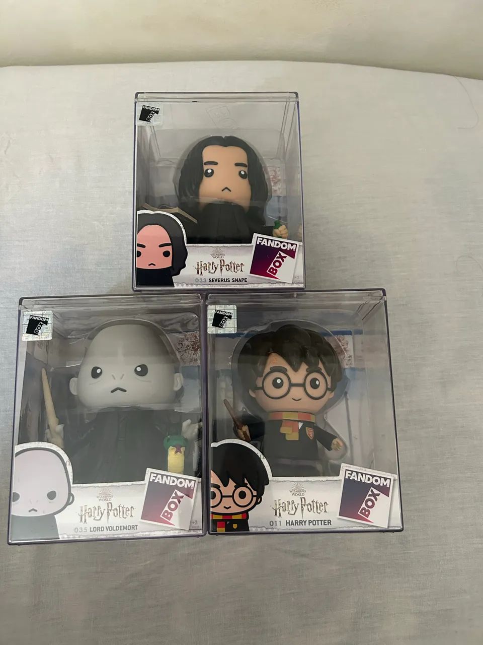Lote de bonecos Harry Potter Fandom Box 3 na caixa e 3 sem caixa - Foto 3