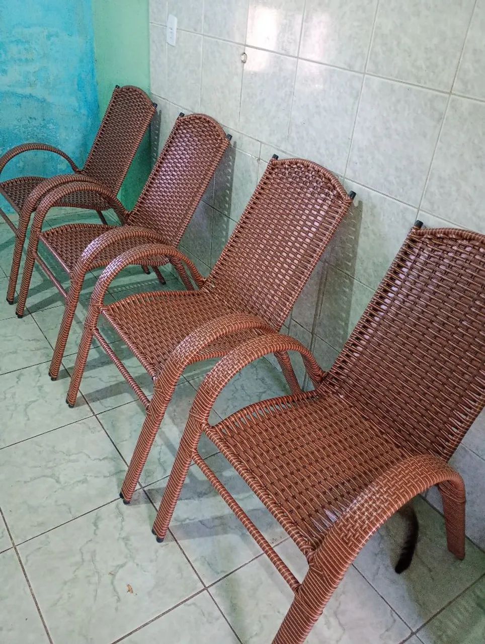 Conjunto de cadeiras fixas - Foto 3