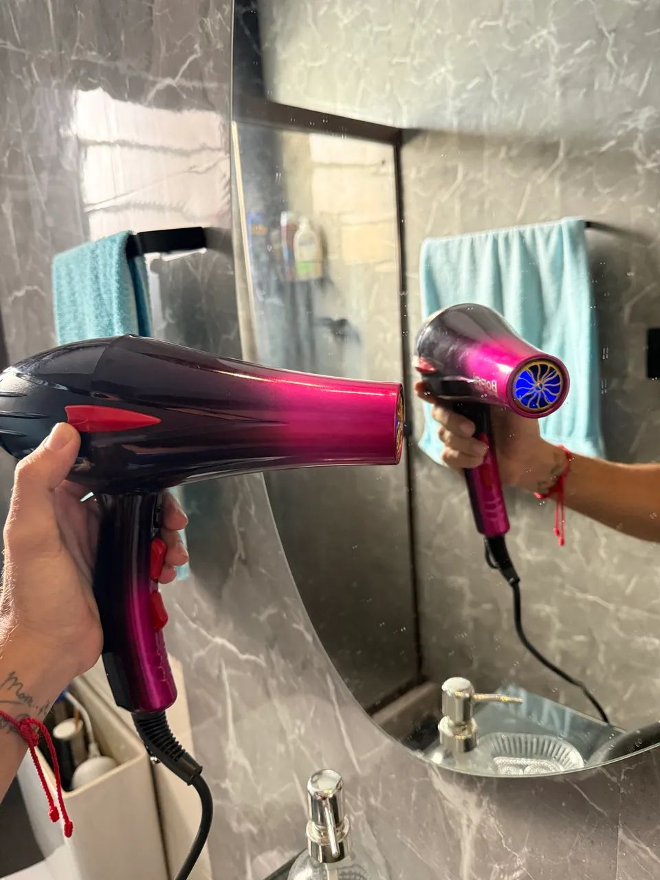 Secador de cabelo com luz ultravioleta  - Foto 3