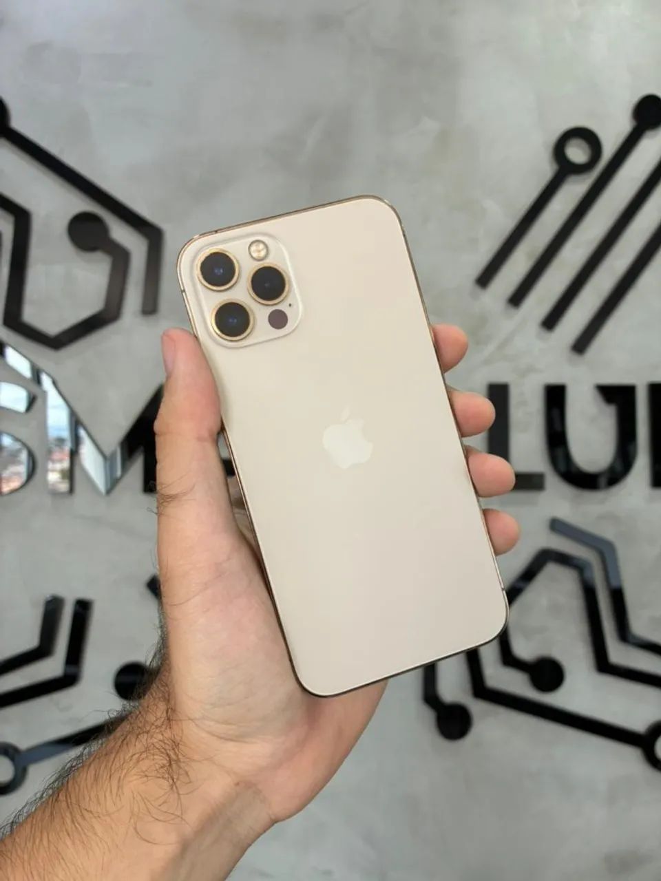 iPhone 12 Pro Gold 128GB (Nota e 3 meses de garantia) - Celulares