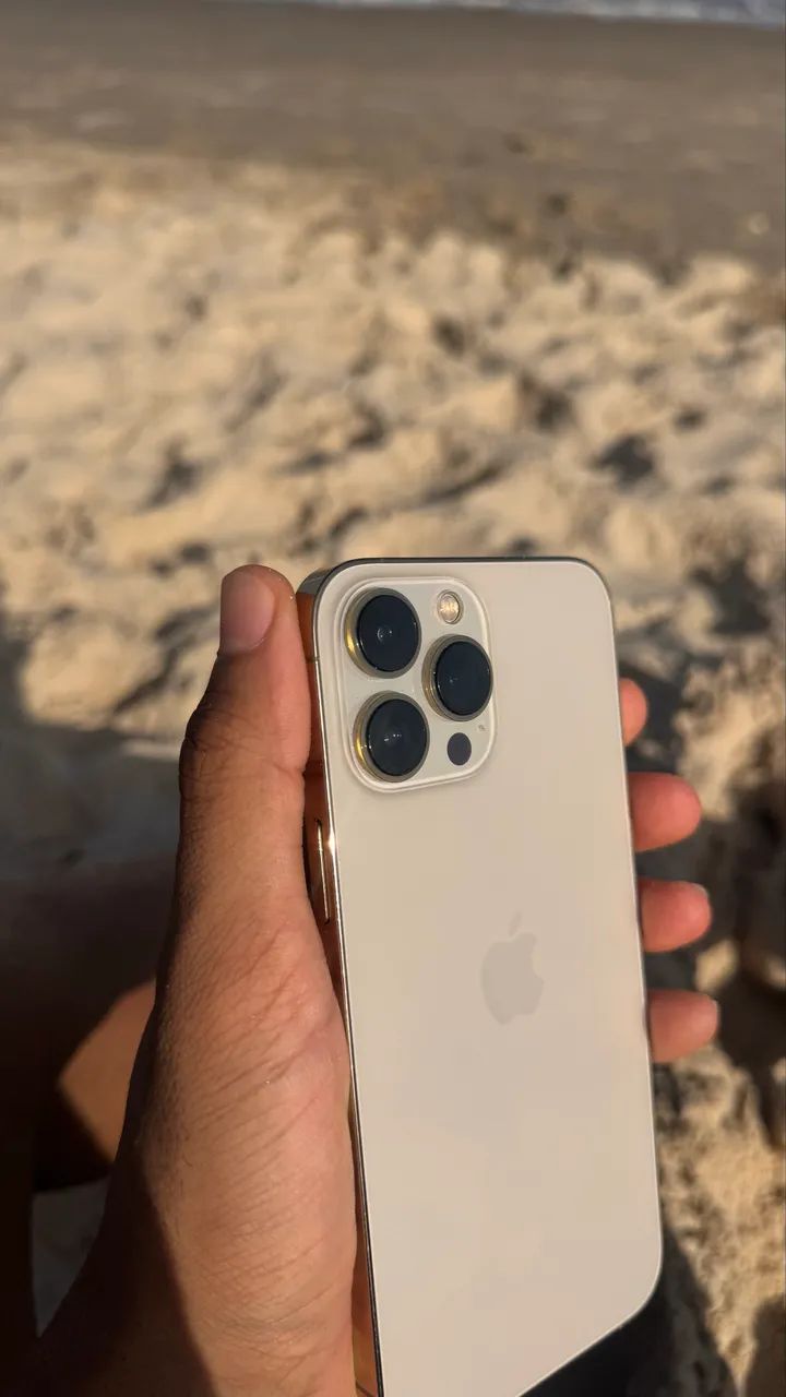 Iphone 13 Pro Max 256gb dourado - Foto 3