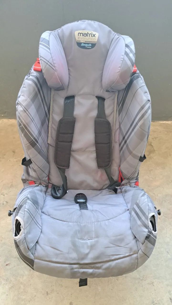 Cadeirinha Para Auto Burigotto Matrix Evolution Cinza