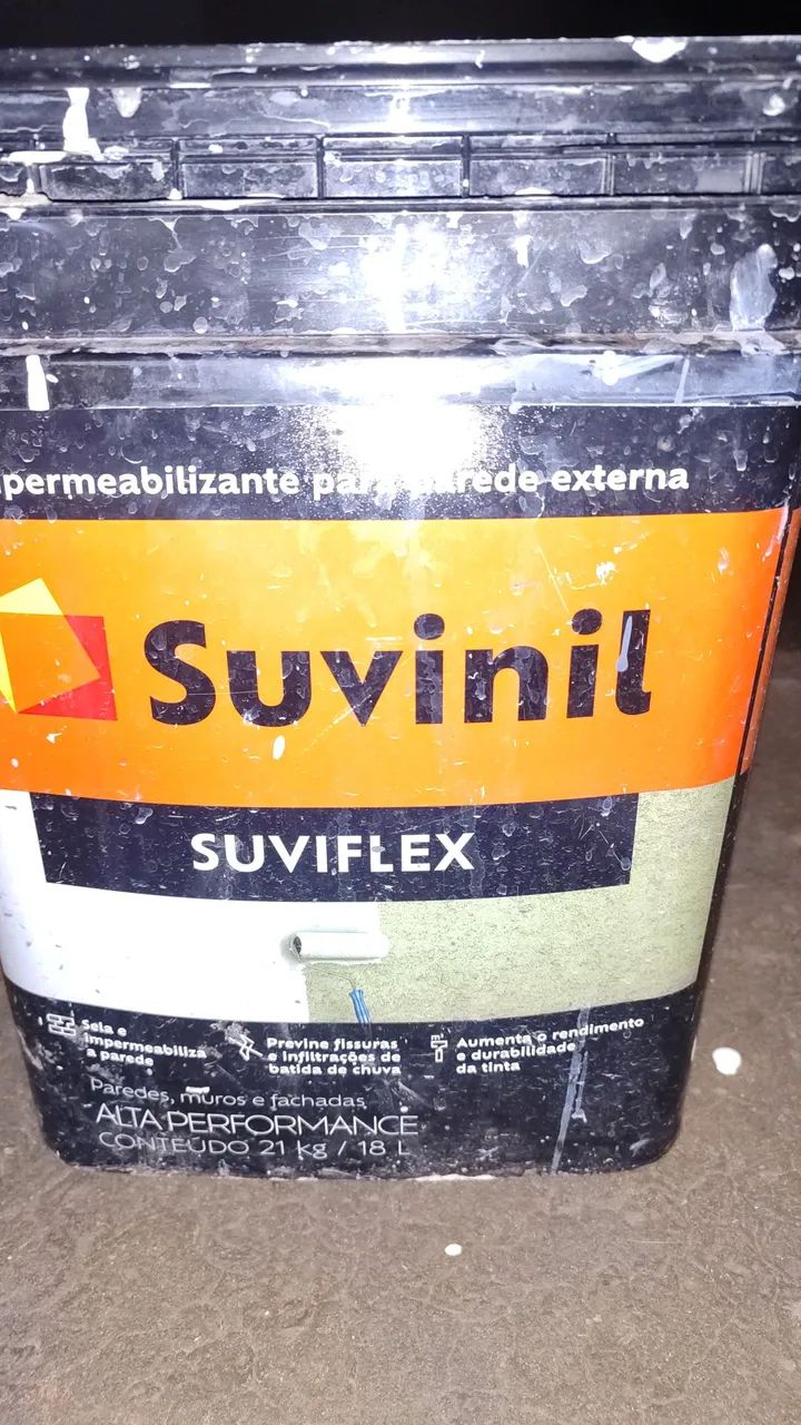 Vende-se uma lata de Suvinil lacrada pura branco fosco emborrachado.. - Foto 2