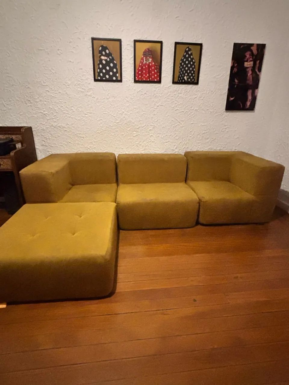 Sofá na Caixa 4 Módulos Caramelo - Foto 2