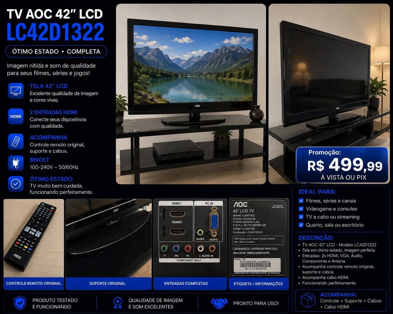 Televisão (AOC) PROMOÇÃO 