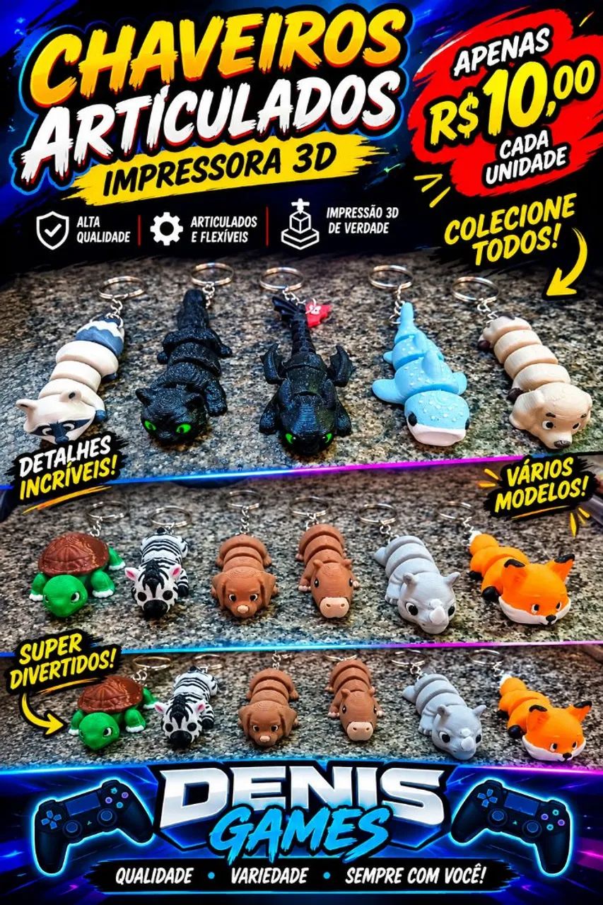 Bichinhos articulados 