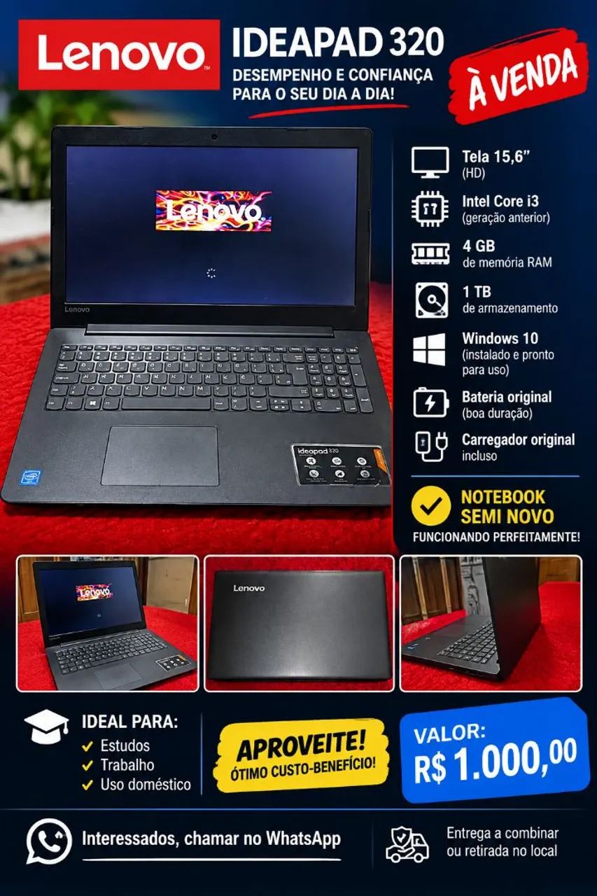 Notebook Lenovo 