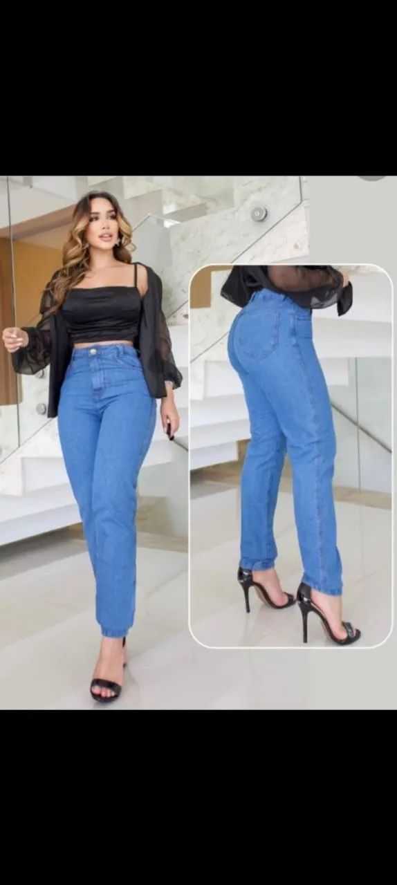 CALÇA MOM FEMININA