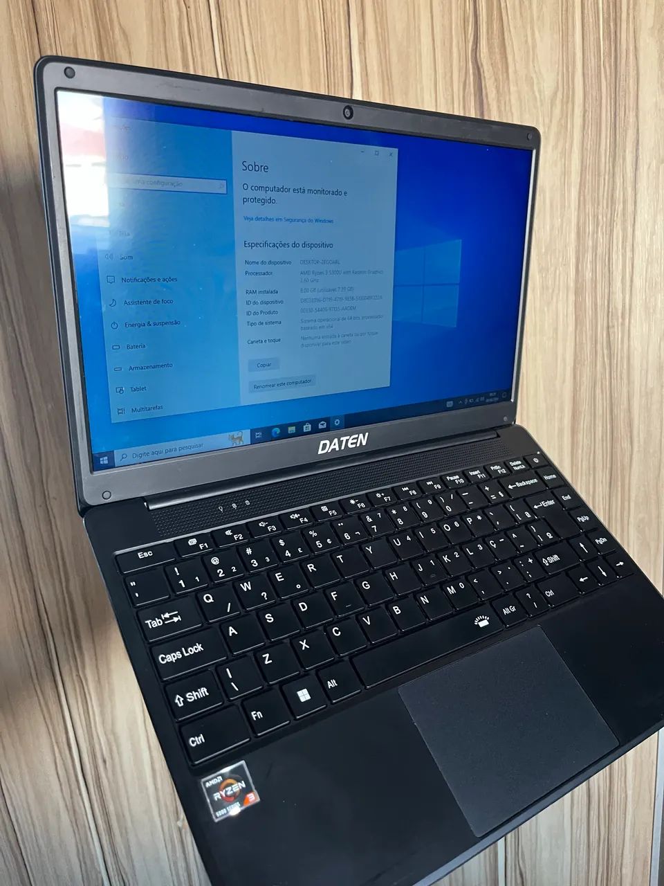 Notebook Ryzen 3 