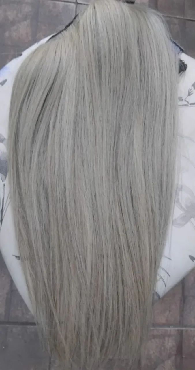 Cabelo Humano Loiro Mesclado - Foto 2