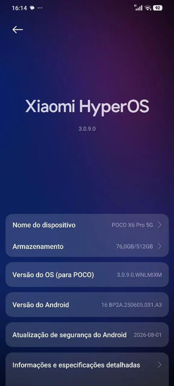 Poco X6 Pro 512gb + 18RAM (Negociável) - Foto 4