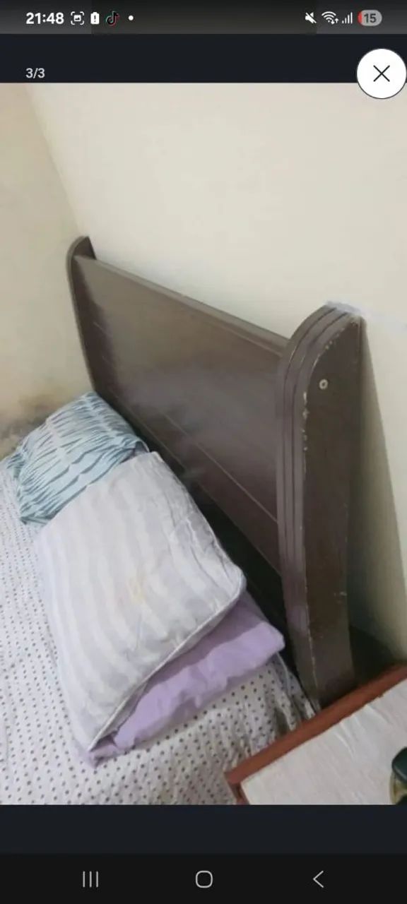 Cama de casal madeira 100 reais