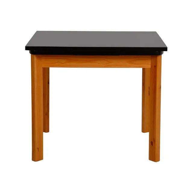 Mesa de Jantar Extensível Retangular Marea Preta e Castanho - Foto 3