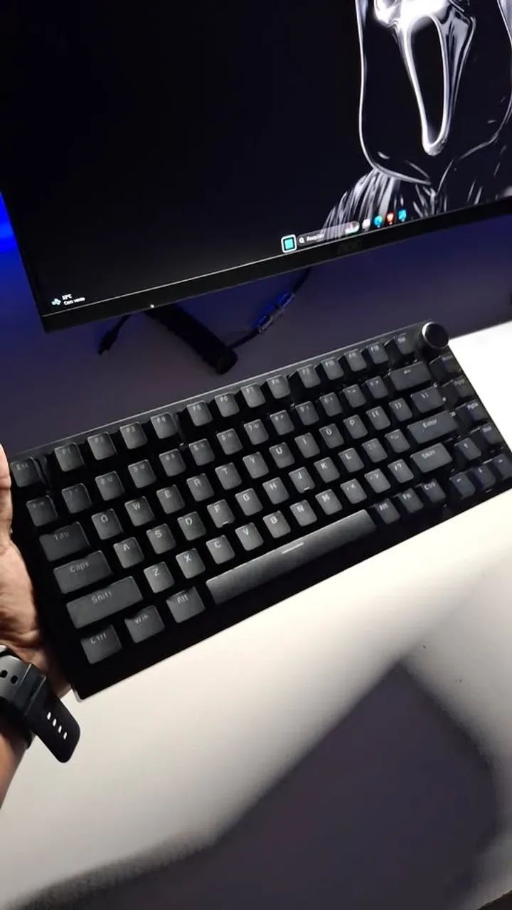 Teclado Mecânico AJAZZ AK820 - Switch Vermelho - Foto 2