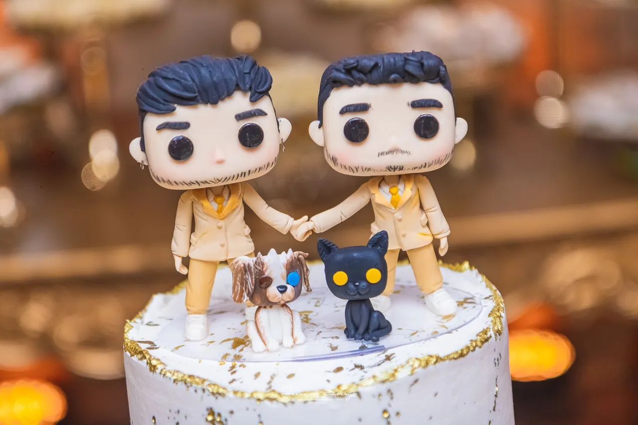 Topo se bolo casamento - Foto 4
