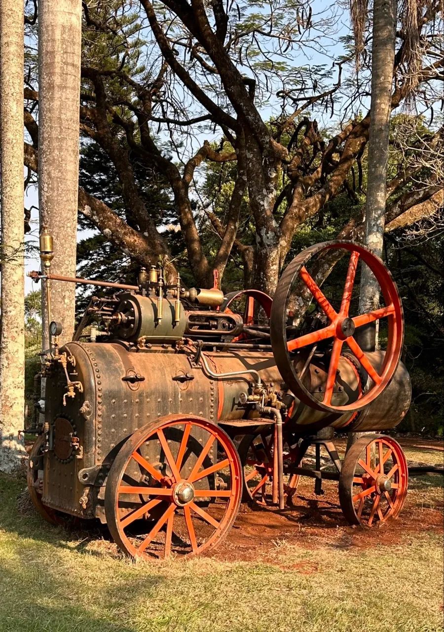 À VENDA - Rara Locomóvel à vapor TH. FLOETHER 1911 - Foto 2