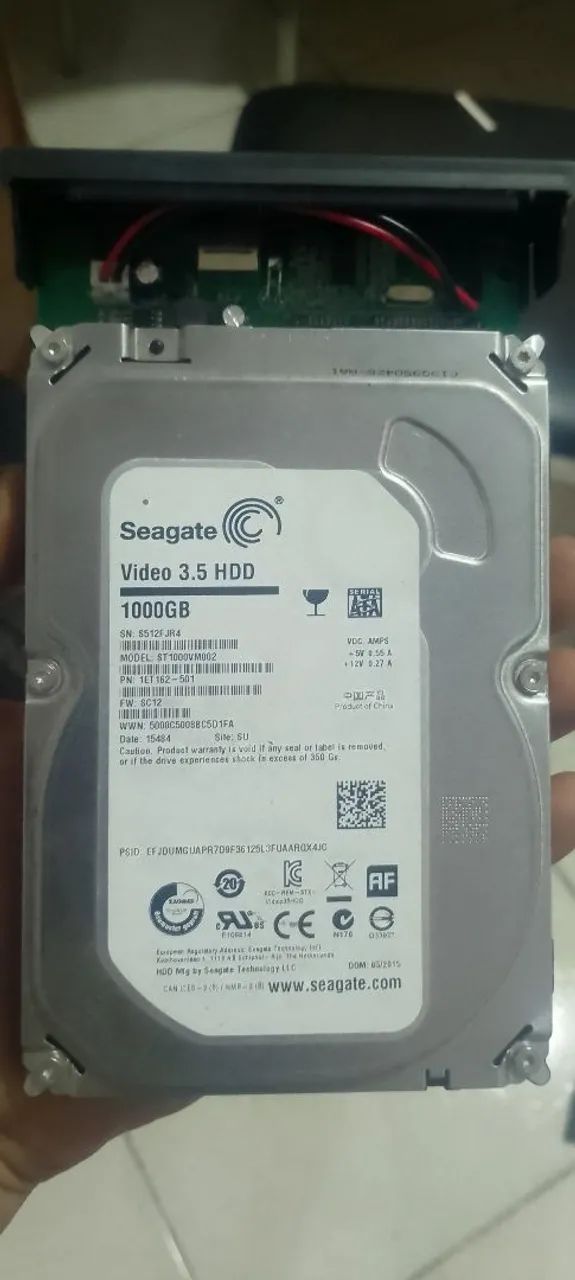Case para HD 3.5 com HD de 1T - Foto 3