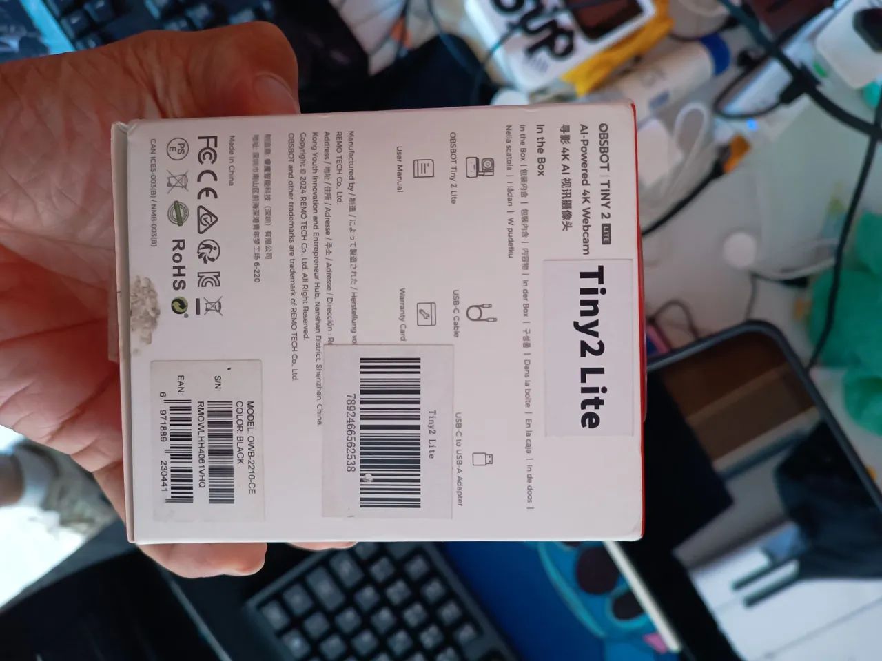 Webcam OBSbot tiny 2 lite 4k com IA - Foto 5