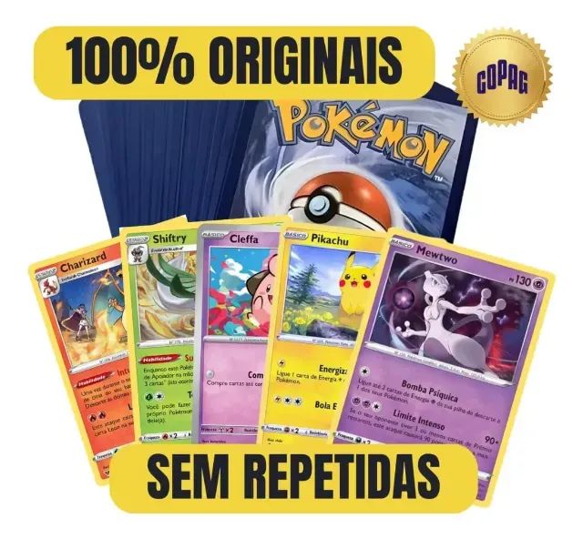 Pack 50 Cartas De Pokémon - Foto 2