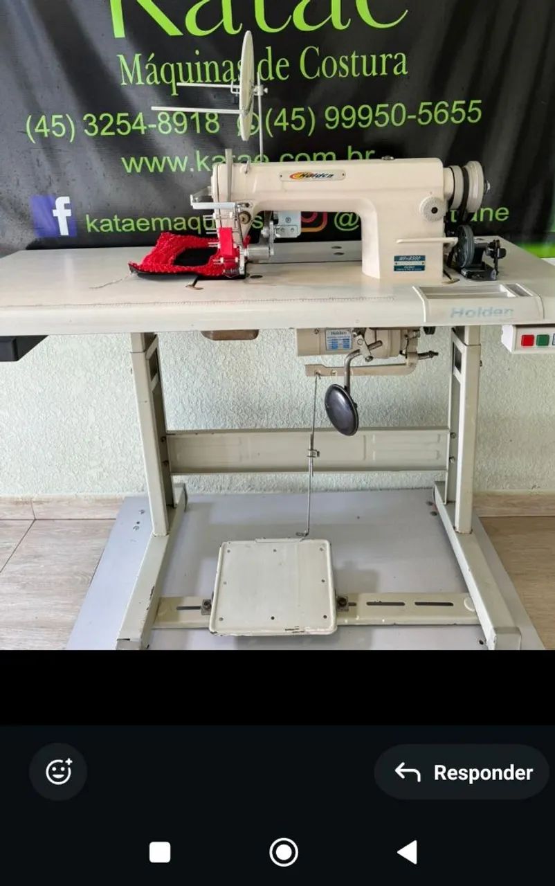 Pra vender Máquina de costura reta industrial 