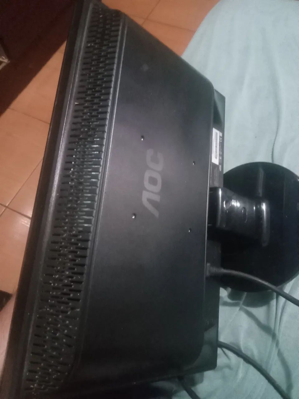 Monitor Aoc Led 18,5  E950swn Vga Usado + Cabo Vga (Usado) - Foto 4