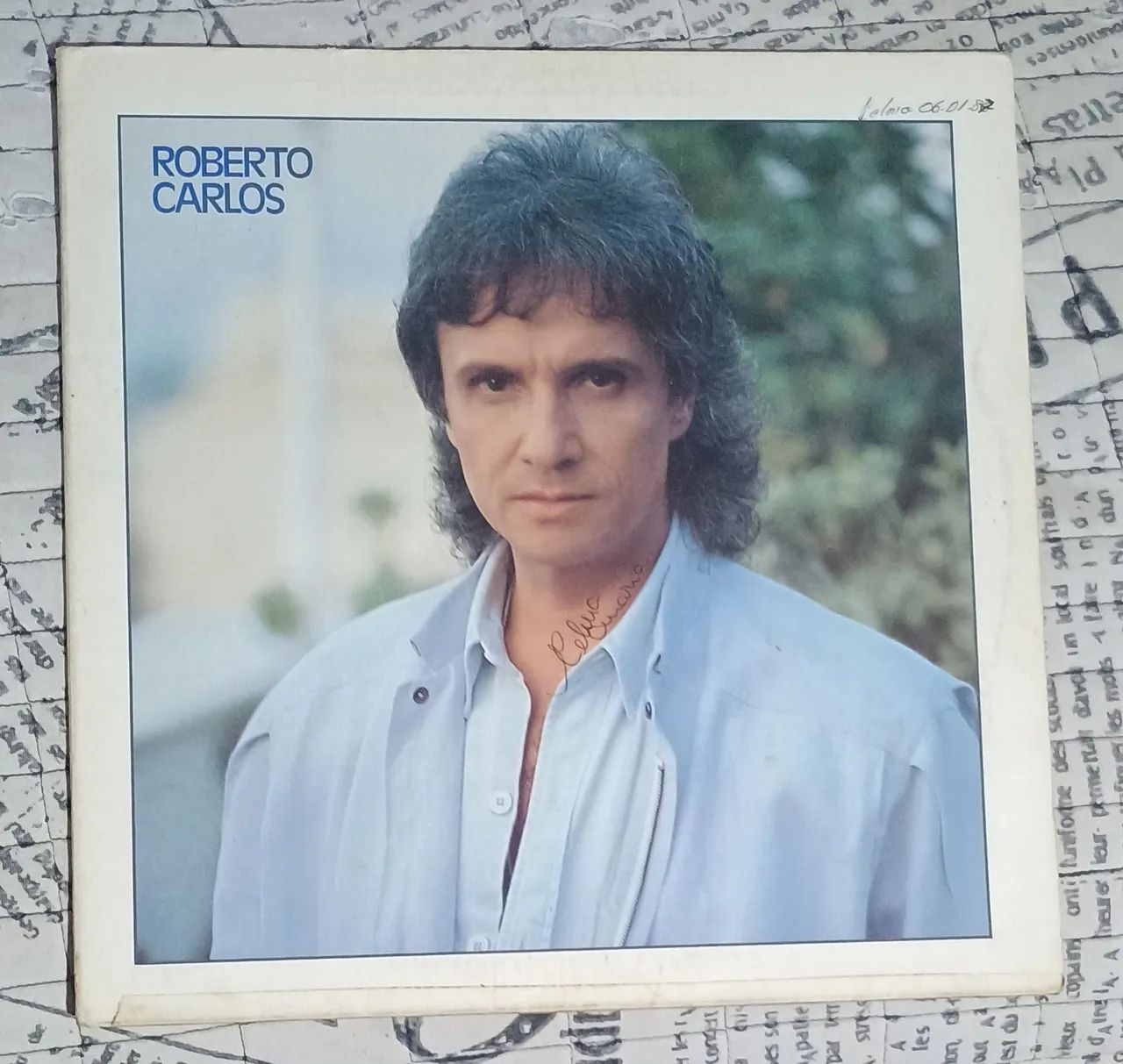 LP Roberto Carlos 1986 Original CBS + Encarte Interno