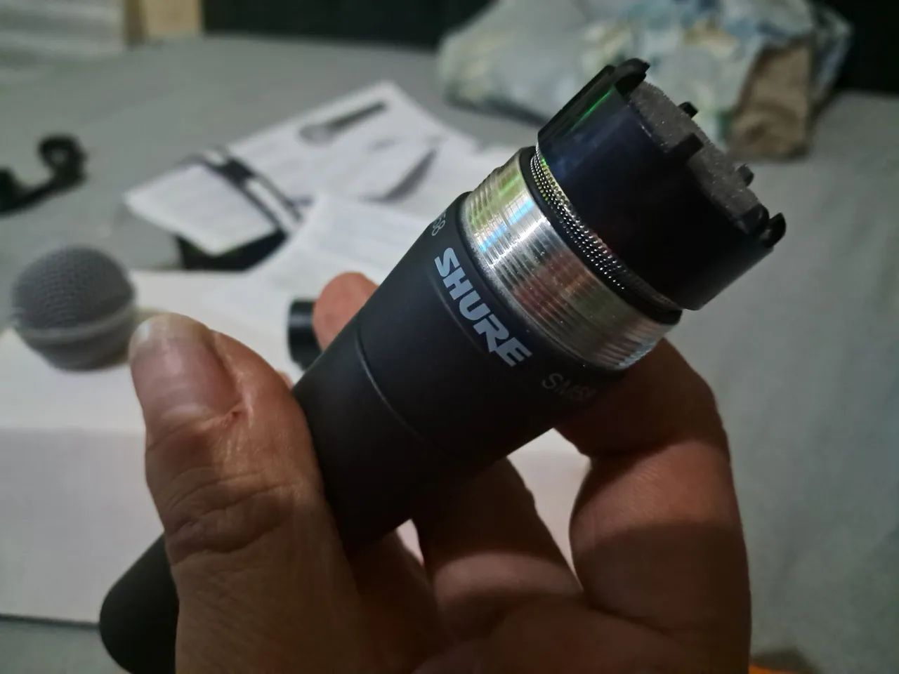 Microfone Shure sm58 original  - Foto 4